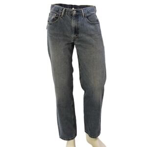 90s Vintage Levi's 550 Light Wash Straight Leg Jeans Mens 33x32 Retro Skater